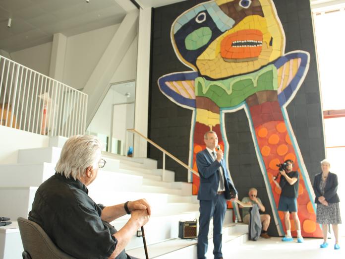 Indvielse af kunst på Nordøstamager Skole