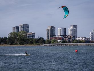 Huse ved Amager Strand